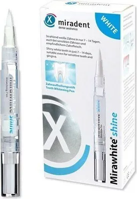 Produktbild von Miradent Mirawhite shine Zahnbleaching-Stift, 1.8 ml Gel