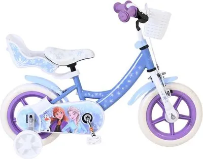 Produktbild von Disney Frozen Kinderfahrrad - Mädchen - Mag-Felgen - 12 Zoll - Blau