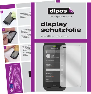 Produktbild von 2x Schutzfolie für Honeywell CT40 klar Displayschutzfolie Folie Display Schutz dipos