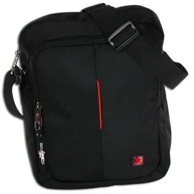 Produktbild von Travel N Meet Reißverschluss Messenger Bag schwarz Polyester OTD4207S