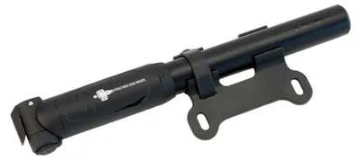 Productafbeelding van Mini fietspomp PELLS Spiro 22, aluminium, geschikt voor Presta- en Schraderventielen, 100 PSI