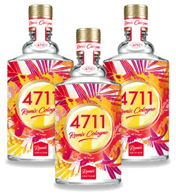 Obrázok produktu pre 3 x Remíza 4711 Remix, toaletná voda, grapefruit, 100 ml, výhodný balík - 3 kusy