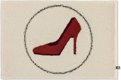 Produktbild von Rhomtuft Badteppich Pump eckig 80 x 160 cm  Farbe edelweiss/erdbeer/bordeaux/moor
