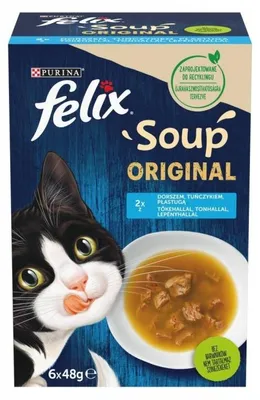 Obrázok produktu pre Felix Soup Original Fish soup set 6x48g