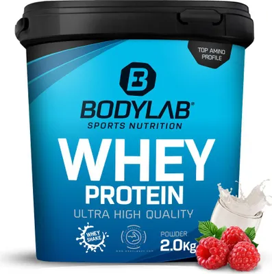 Produktbild von BODYLAB Whey Protein - 2000g - Himbeere-Joghurt