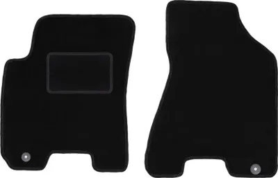 Obrázok produktu pre Predné Velúrové autokoberce Standard na mieru pre: Hyundai Tucson I (2004-2010, SUV) černé, sada 2 ks, s úchyty