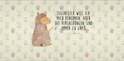Produktbild von Mr. & Mrs. Panda Handtuch Alpaka Fahne - Kaktus Grün - Geschenk, Baumwollhandtuch, Liebe, Frotteehandtuch, baumwolle, Lama, Lamas, Alpakas, Flauschtuch, gesichtshandtuch