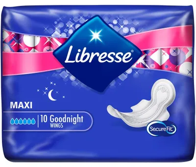 Produktbild von Libresse Maxi night wing sw