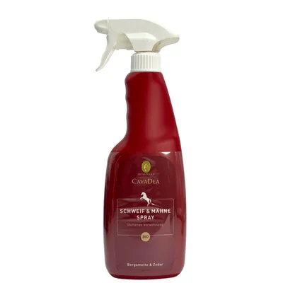 Produktbild von CavaDea® Schweif & Mähne Spray für Pferde – Mähnen- & Schweifpflege mit Glanz und Kämmbarkeit – 500 ml
