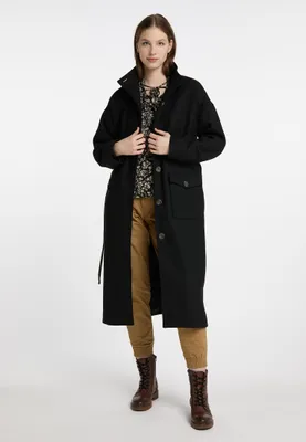 Image de Manteau pour femme SAPORTA - noir, taille L