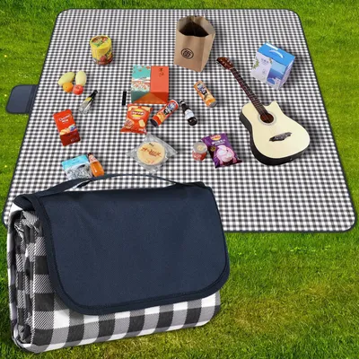 Produktbild von Omgoods – Wasserdichte Picknickdecke, 200 x 300 cm, ideal für Aktivitäten im Freien
