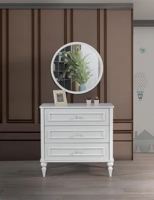 Produktbild von Kinderzimmer Kommoden Holz Moderne Design Anrichte Neu Weiß  Möbel