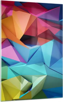 Produktbild von Bilder auf glas - Einteilig - Formen futuristisch geometrisch - 70x100cm - Glasbilder - Wandbilder - Bilder - Wanddekoration aus Glas - Glas Bilder - Wandbild auf Glas - GPA70x100-3027