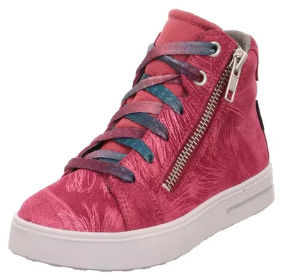 Immagine prodotto di Scarpa da trekking Superfit per bambine, modello Stella, con tecnologia Gore-tex, codice prodotto 1-000812, colore rosso, taglia UK Child 9.