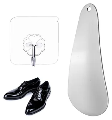 Obrázek produktu pro Nerezová obuvník s háčkem, ergonomický, délka 10 cm