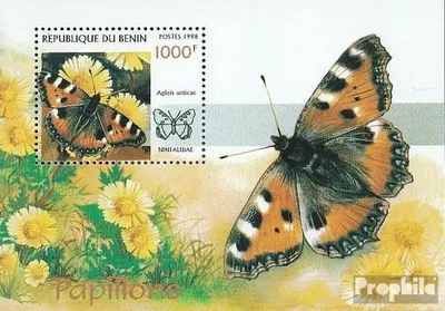 Produktbild von Briefmarken Benin 1998 Mi Block44 (kompl.Ausg.) postfrisch Schmetterlinge