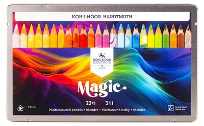 Produktbild von Farbstift Magic 3 in 1 - Jumbo  23 + 1 im Metalletui