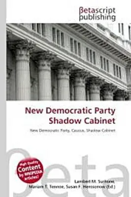 Produktbild von New Democratic Party Shadow Cabinet