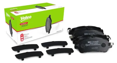 Image de Jeu de plaquettes de frein avant pour disques de 15,3 mm VALEO IAM-Expertise, compatible avec la MAZDA 2