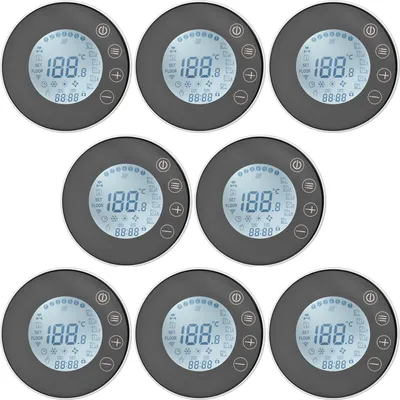 Produktbild von Digital LCD Raumthermostat thermostat für Wasser- / Gaskessel &Wassererwärmung Fußbodenheizung Programmierbarer Raumtemperaturregler mit runder Hintergrundbeleuchtung
