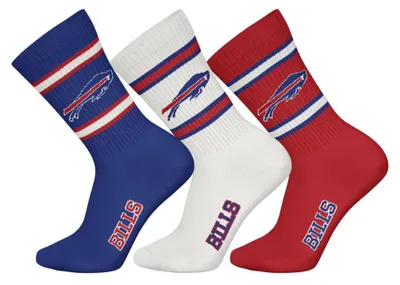 Produktbild von NFL Huddle 3pk Crew Socks 39/42 Buffalo Bills Fanzone Artikel