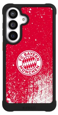 Produktbild von NIVOCASE Hülle für Samsung Galaxy S26+  Stoßfeste Handyhülle NIVOmax Case Schwarz FC Bayern München FCB Offizielles Lizenzprodukt