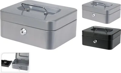 Produktbild von Merklose Geldkiste 20x16x9cm, assortiert