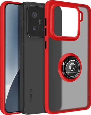 Produktbild von Avizar, Hulle Xiaomi 15 Magnetring Transluzent, Rot
