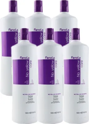 Produktbild von Fanola No Yellow 6 x 1000 ml Silbershampoo