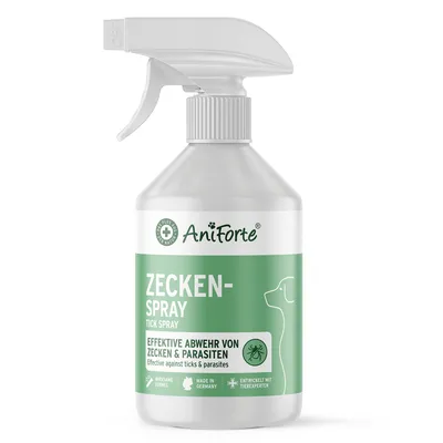 Produktbild von AniForte Zeckenspray für Hunde 250ml - Zeckenschutz gegen Zecken & Parasiten, Zeckenmittel für Hunde, Anti Zecken Spray, Anti-Zecken Mittel