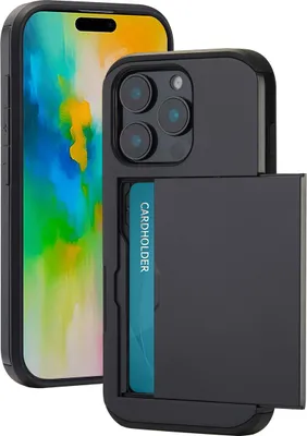 Produktbild von imoshion Backcover mit Kartenfach iPhone 16 Pro - Schwarz