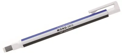 Image de Tombow EH-KUSMONO zero classic pointe carrée blanc/bleu/noir