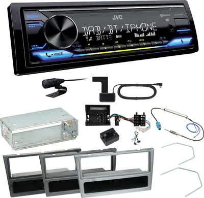 Produktbild von JVC KD-X472DBT DAB+ Bluetooth Einbauset für Opel Signum Corsa C Tigra Twintop
