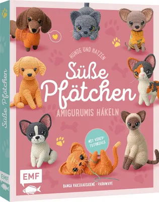 Produktbild von Süße Pfötchen - Hunde und Katzen als Amigurumis häkeln