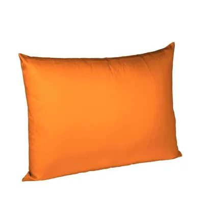 Produktbild von fleuresse Mako Satin Kissenbezug Colours Uni 40x60 cm Orange