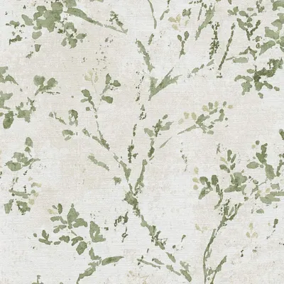 Produktbild von Tapete Lenni Blumen M1-No.11139 Vlies Beige Grün Tadessi 10.05 m x 0.53 m