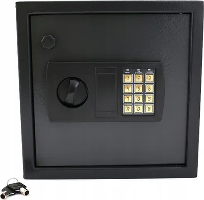 Image de Coffre-fort électronique pour clés, 24 pièces, casier sécurisé verrouillable.