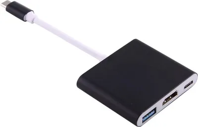 Immagine prodotto di Adattatore USB-C a HDMI - USB-A - USB-C - Nero