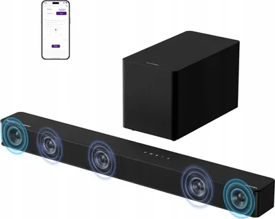 Immagine prodotto di Soundbar Ultimea Poseidon M60 5.1, Dolby Atmos, 340W, subwoofer, Bluetooth 5.4