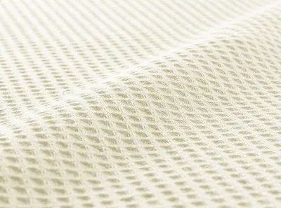Produktbild von Unyqoos® Baumwolldecke Waffelpiqué – 100% Baumwolle (-), leicht & atmungsaktiv, pflegeleicht, Creme, 150 x 200 cm