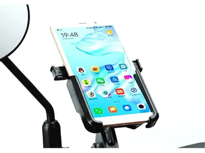 Produktbild von 9transport Lenkertelefonhalterung Schwarz Schwarz One Size