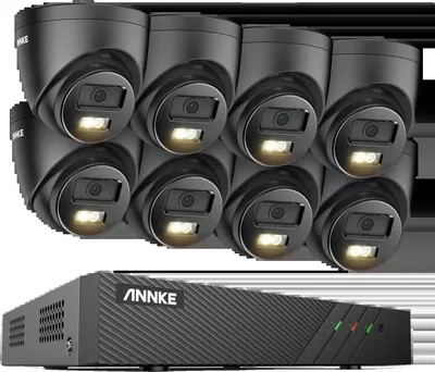 Obrázek produktu pro Bezpečnostní kamera, rozlišení 6MP, detekce pohybu, 8CH NVR 8 kusů kamer, žádná