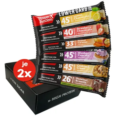 Lower Car Proteinriegel Mix Pack