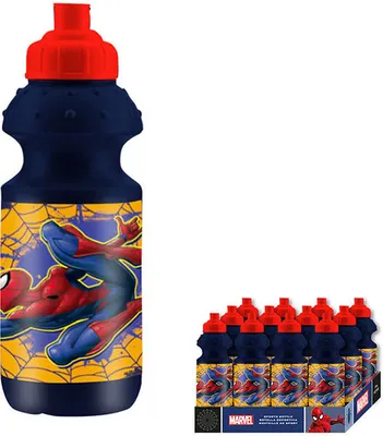 Produktbild von Spiderman Sportkantine 350ml Mehrfarbig  Mehrfarbig One Size
