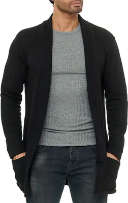 Produktbild von Red Bridge Herren Cardigan Jacke Sweat-Jacke Sakko Long Cut