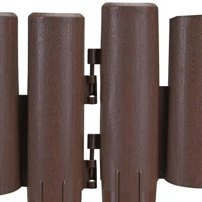 Image de Bordure de pelouse, marron, 224 m - Flexible et durable