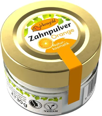 Obrázek produktu pro Zubní prášek - oranžová nádobka 30g