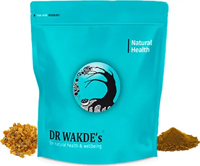 Produktbild von DR WAKDE'S Guggul Pulver (Mukul Myrrhe | Commiphora Mukul) - 500 g (1.1lb) | Rein, Raw & Getrocknetes Pulver | Ayurveda-Kräuter | Vegan | Nichts hinzu