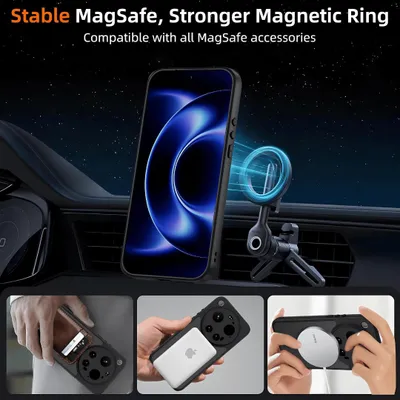 Produktbild von Hülle + 2X Schutzglas für Xiaomi 17 Ultra MagSafe Case Display Full Screen Cover 9H