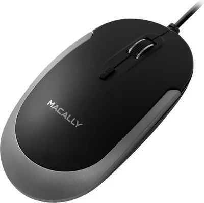 Image de Macally - Rato DynaMouse USB-C (noir/gris sidéral)